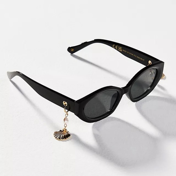 Anthropologie Icon Seashell Sunglasses New